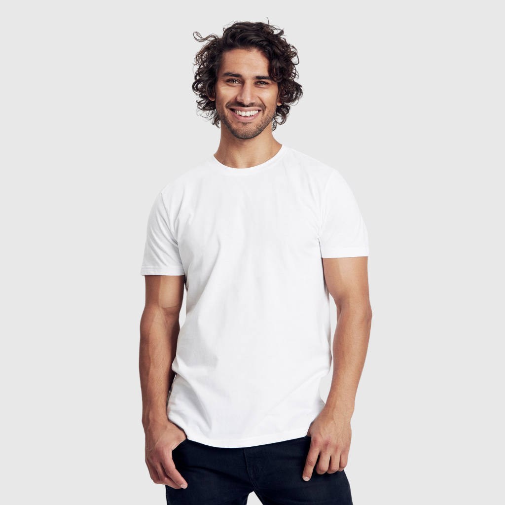 Neutral Organic Cotton Fit T-Shirt White - Aplomb Menswear Galway