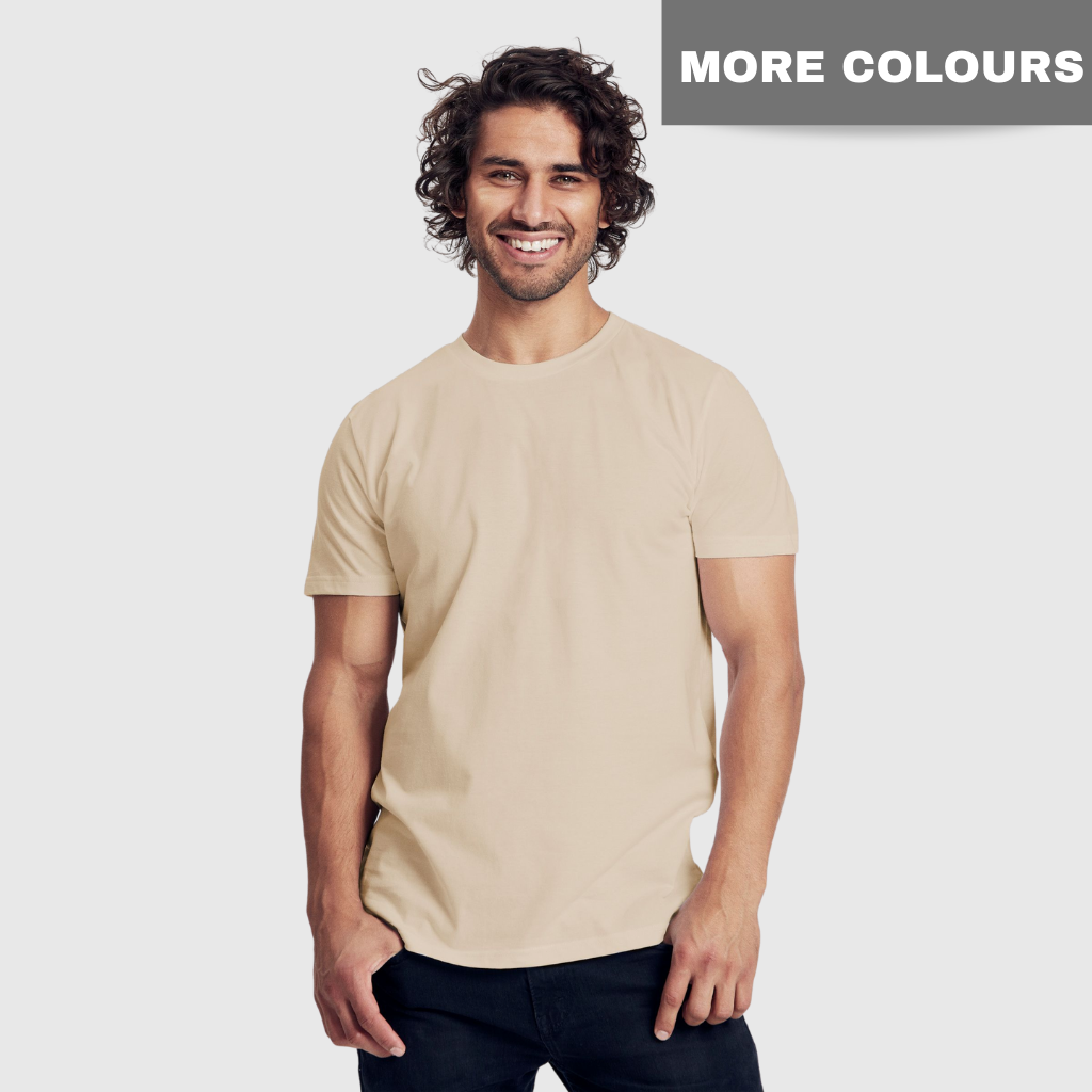 Neutral Organic Cotton Fit T-Shirt Sand - Aplomb Menswear Galway
