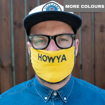 Irish Socksciety Howya Face Mask Yellow - Aplomb Galway