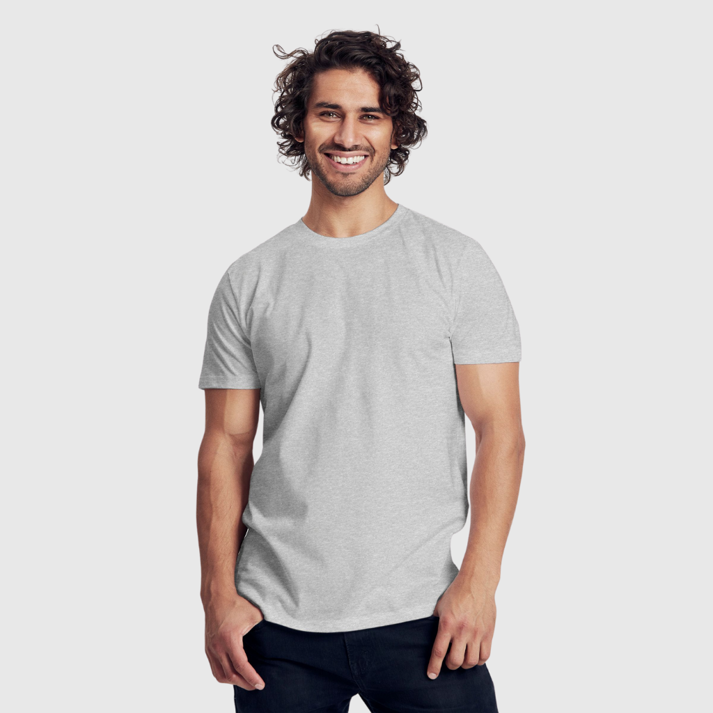 Neutral Organic Cotton Fit T-Shirt Sport Grey - Aplomb Menswear Galway