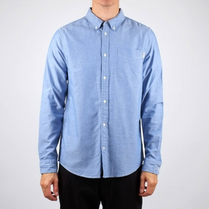 Open image in slideshow, Dedicated Varberg Chambray Shirt Sky Blue - Aplomb Galway

