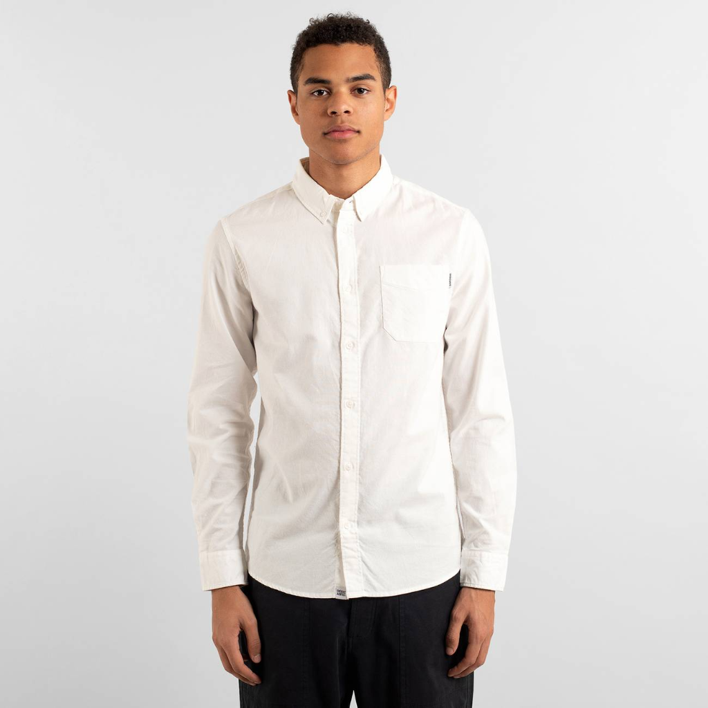 Dedicated Varberg Oxford Shirt White - Aplomb Galway