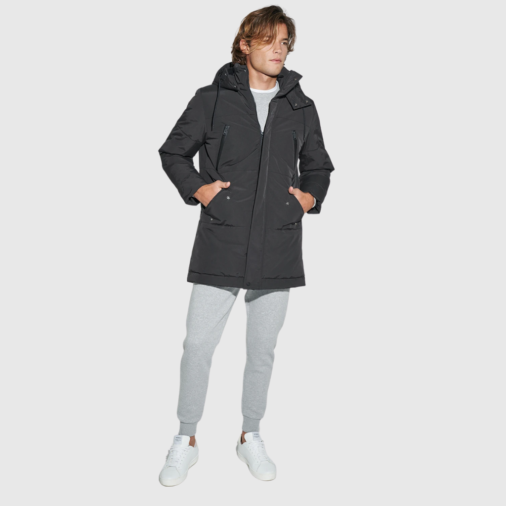 Nu-In Recycled Puffer Parka Black - Aplomb Galway