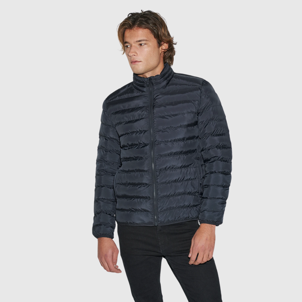 Nu-In Recycled Quilted Jacket Black - Aplomb Galway